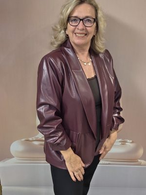 Blazer Sinatra leterlook met ophaalmouw