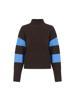 Flures sweater Eli Donker Chocolade