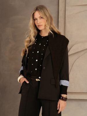 &Co woman blazer Glennis Chocolate