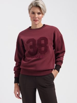 Lady day sweater academy melange Wine
