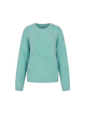 Fluresk Islene knit sweater Blue surf