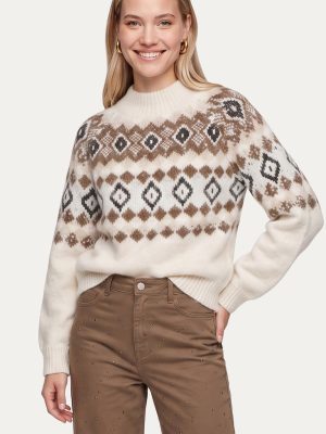 CS the label pullover khadija knit Sand/Walnut