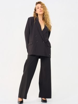 Mi Piace oversized blazer bonded Black