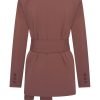 Mi Piace blazer belted Mahogany