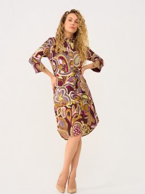 Mi Piace jurk big paisley multi