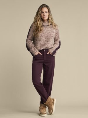 Red Button trui Cocoon Dark Berry