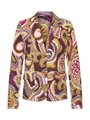 Mi Piace blazer big paisley print multi