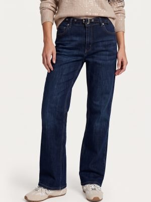 CS the label broek Naomi denim dark Blue