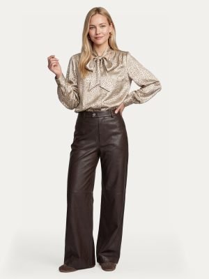 CS the label blouse Linty Creme/Goud