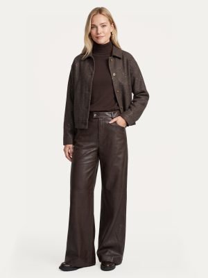 CS the label broek Patti Dark Chocolate